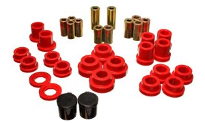 Honda S2000 Control Arm Bushing Kit - Rear - Energy Suspension - Hyper-Flex Polyurethane - Red - `00-`09 Honda S2000 Control Arm Bushing Kit - Rear - Energy Suspension - Hyper-Flex Polyurethane - Red - `00-`09